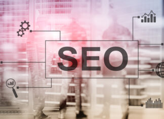 Wat is zoekmachineoptimalisatie, en hoe gebruik je het? SEO - Search engine optimalisatienology concept on blurred background.